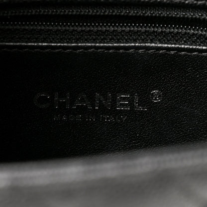 Chanel Caviar Lizard Embossed Quilted Mini Coco Handle Flap Black 6 of 12