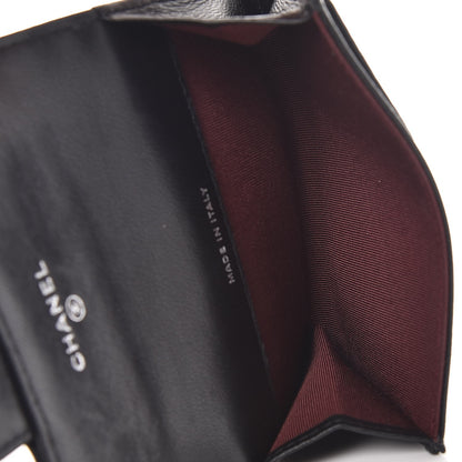 Chanel Lambskin Quilted Flap Card Holder Black 5 of 10