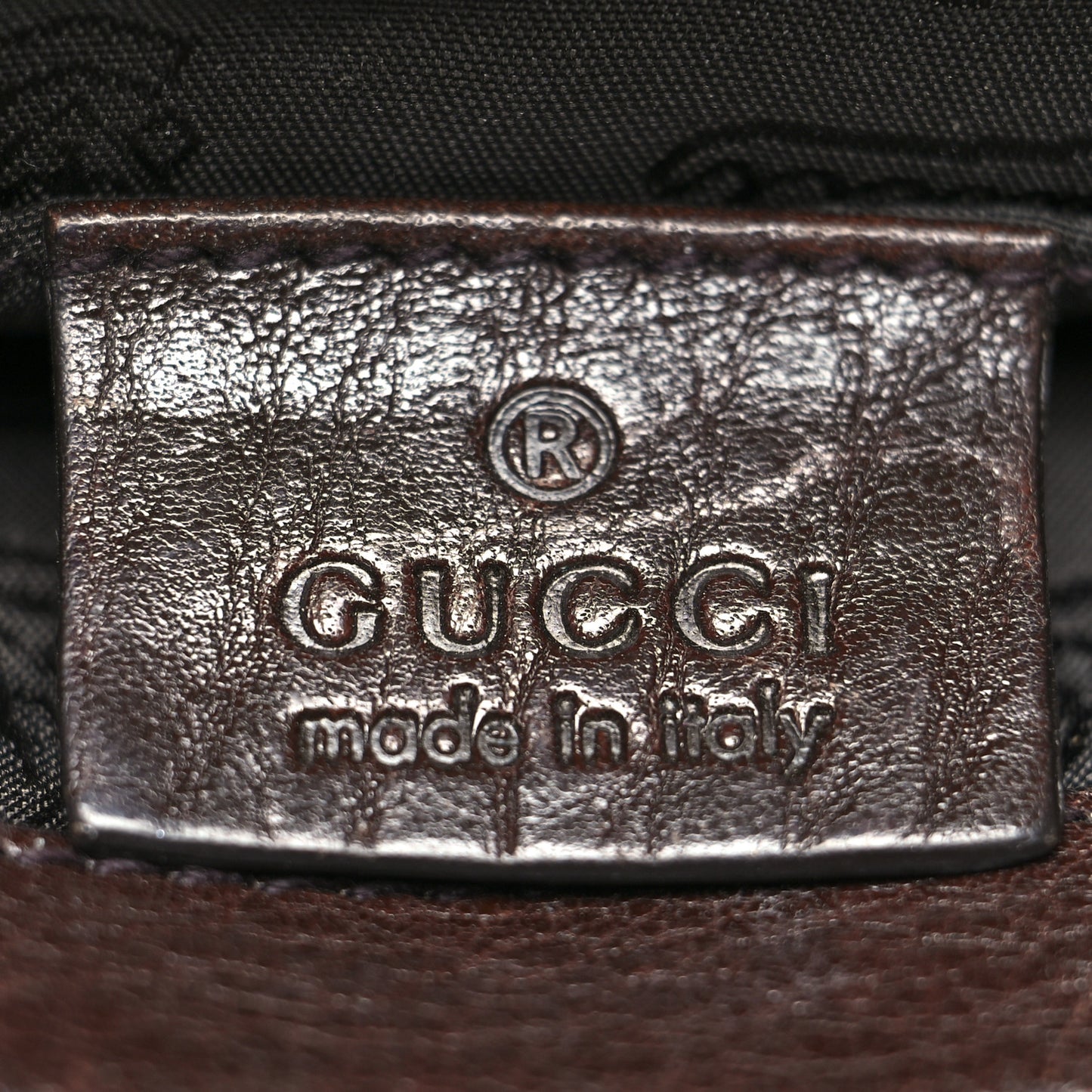 Crystal Monogram Babouska Clutch Dark Brown