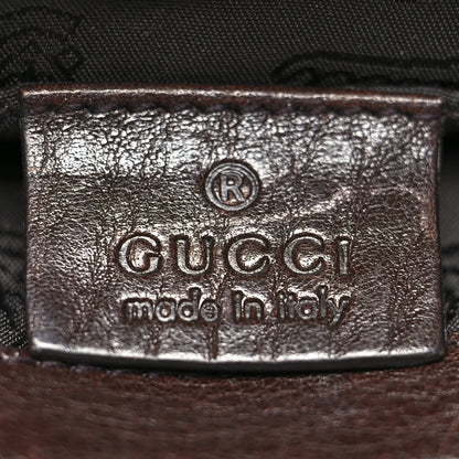 Gucci Crystal Monogram Babouska Clutch Dark Brown 7 of 13