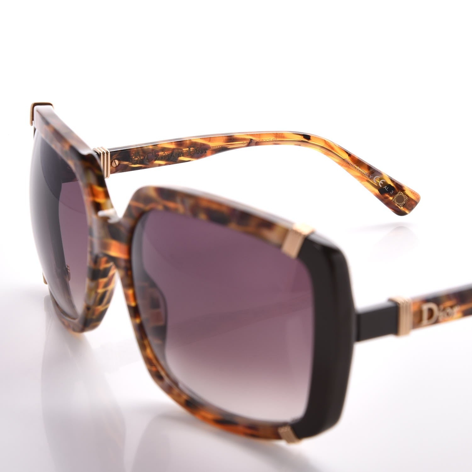 Christian Dior Chicago 1 Sunglasses Havana Brown 7 of 10