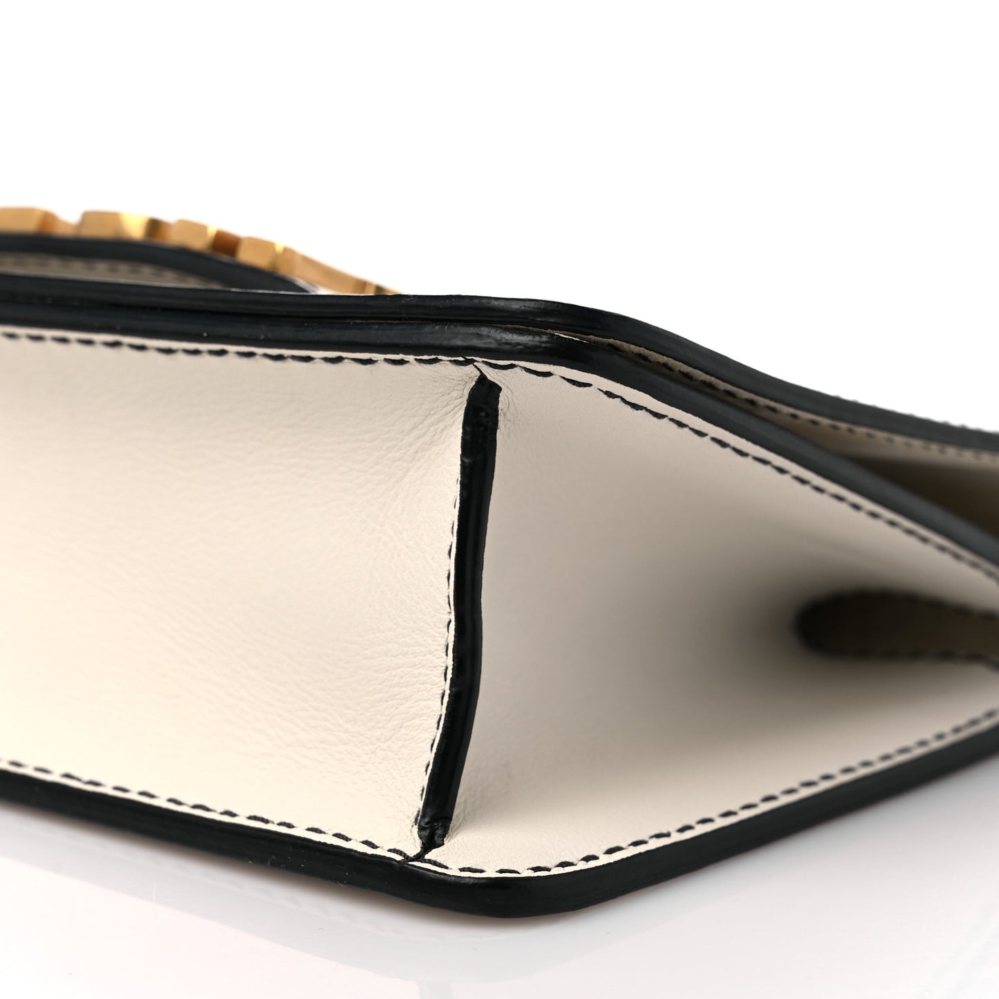 Smooth Calfskin Dio(r)evolution Flap Clutch White
