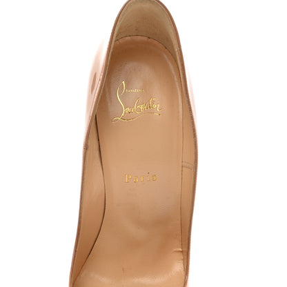 Christian Louboutin Patent So Kate 120 Pumps 38.5 Nude 7 of 8