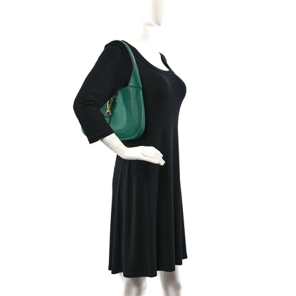 Gucci Grand Prix Calfskin Small Jackie 1961 Hobo Emerald 2 of 8