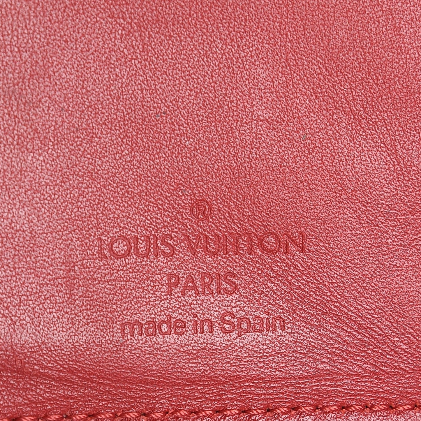 Vernis Small Ring Agenda Cover Red