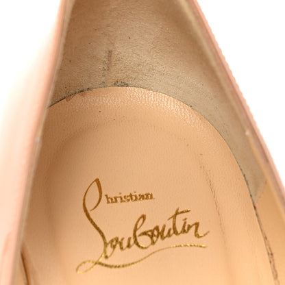 Christian Louboutin Patent Pigalle Follies 85 Pumps 40 Nude 8 of 12