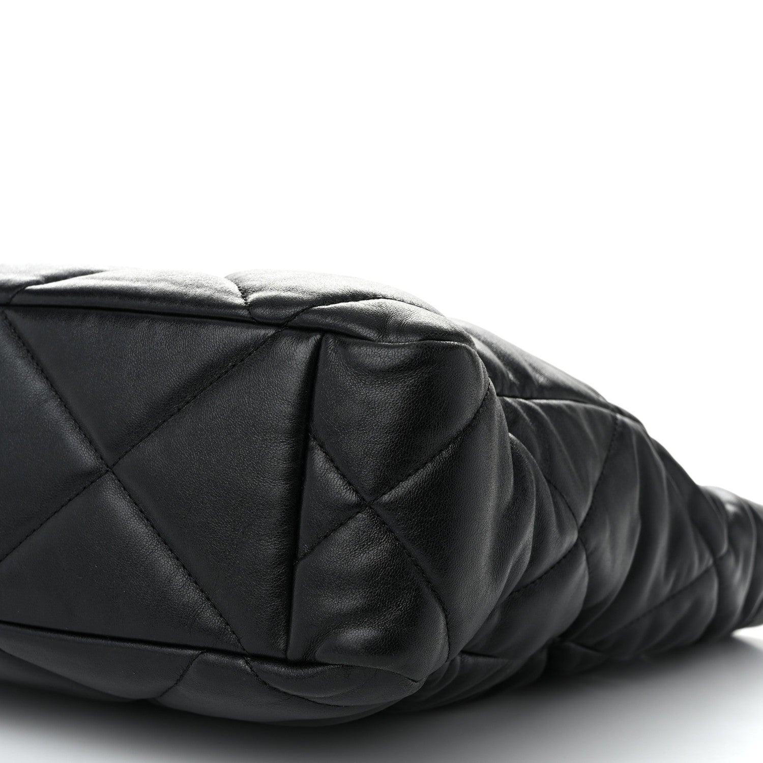 Chanel Lambskin Quilted Chanel 19 Shopping Bag Black 10 of 10
