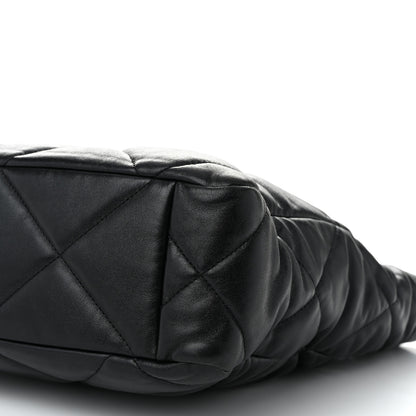 Chanel Lambskin Quilted Chanel 19 Shopping Bag Black 10 of 10