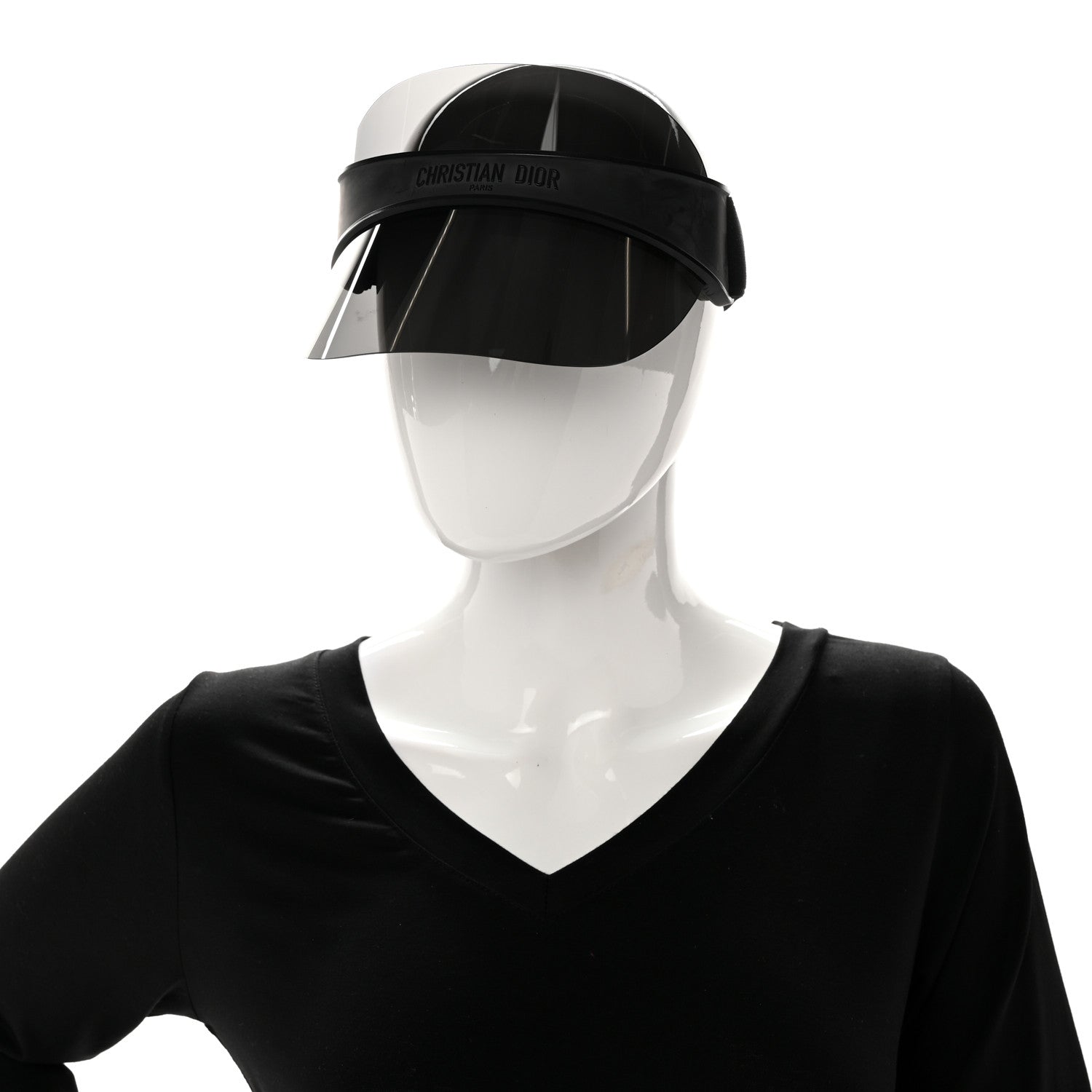 Christian Dior Mirrored DiorClubV1U Sun Visor Black 2 of 11