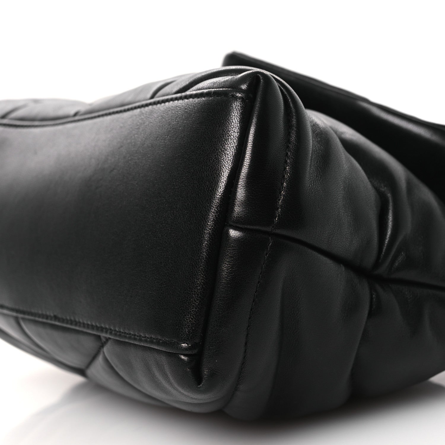 Saint Laurent Lambskin Quilted Toy Loulou Puffer Monogram Monochrome Chain Satchel Black 20 of 23