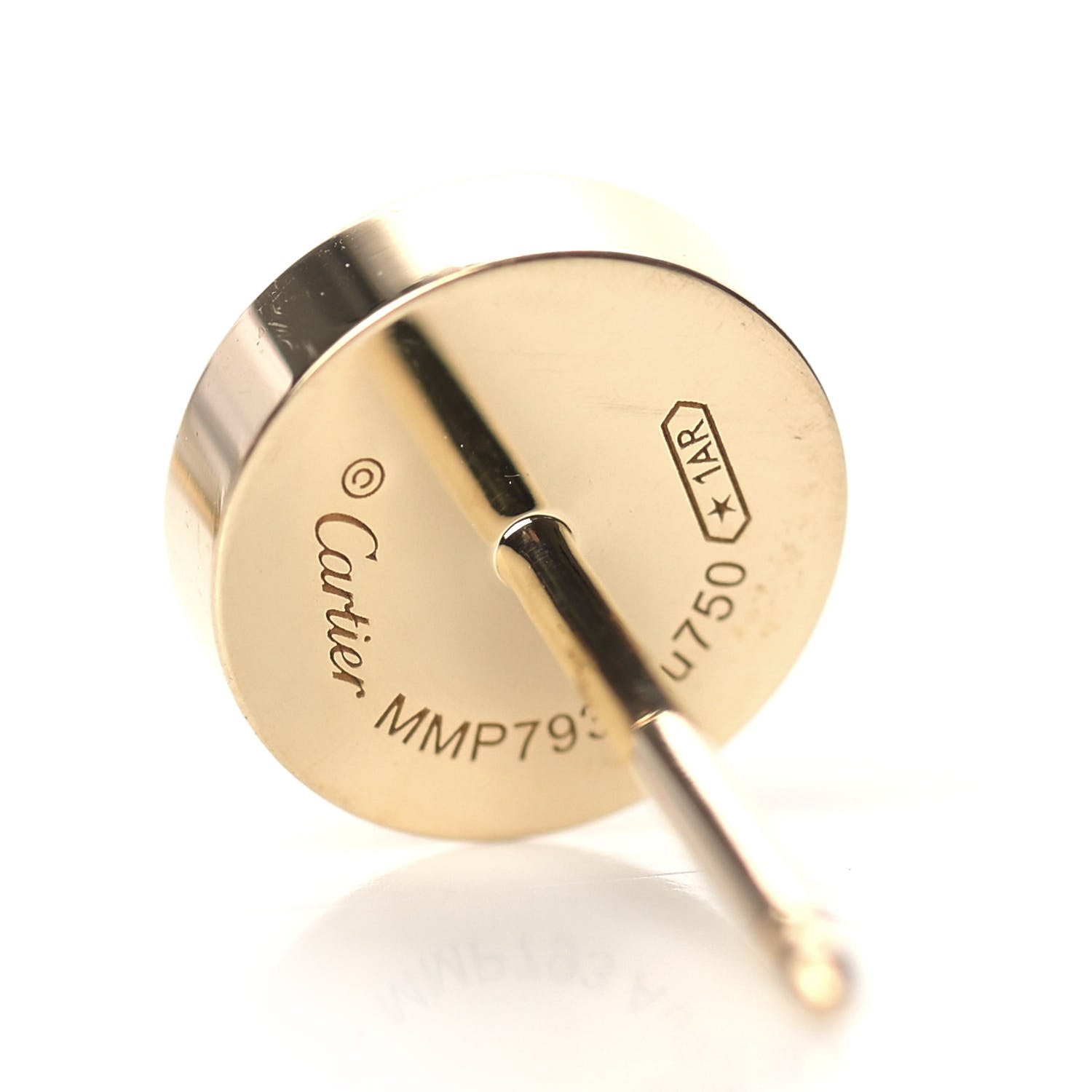 Cartier 18K Yellow Gold LOVE Earrings 4 of 5