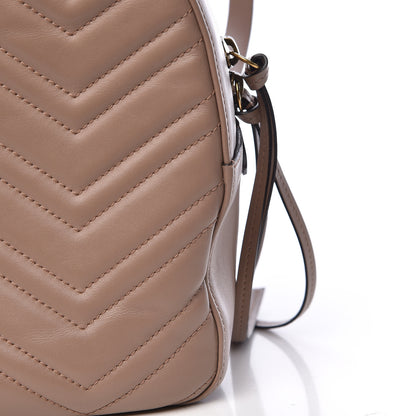 Gucci Calfskin Matelasse GG Marmont Backpack Porcelain Rose 10 of 12