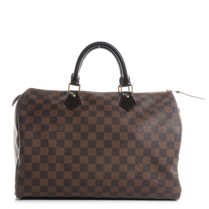 Louis Vuitton Damier Ebene Speedy 35 1 of 8