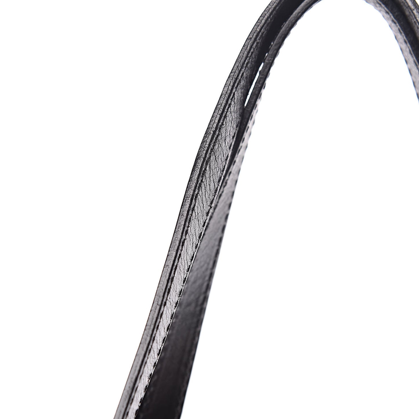 Smooth Calfskin Large Shopping Tote Black