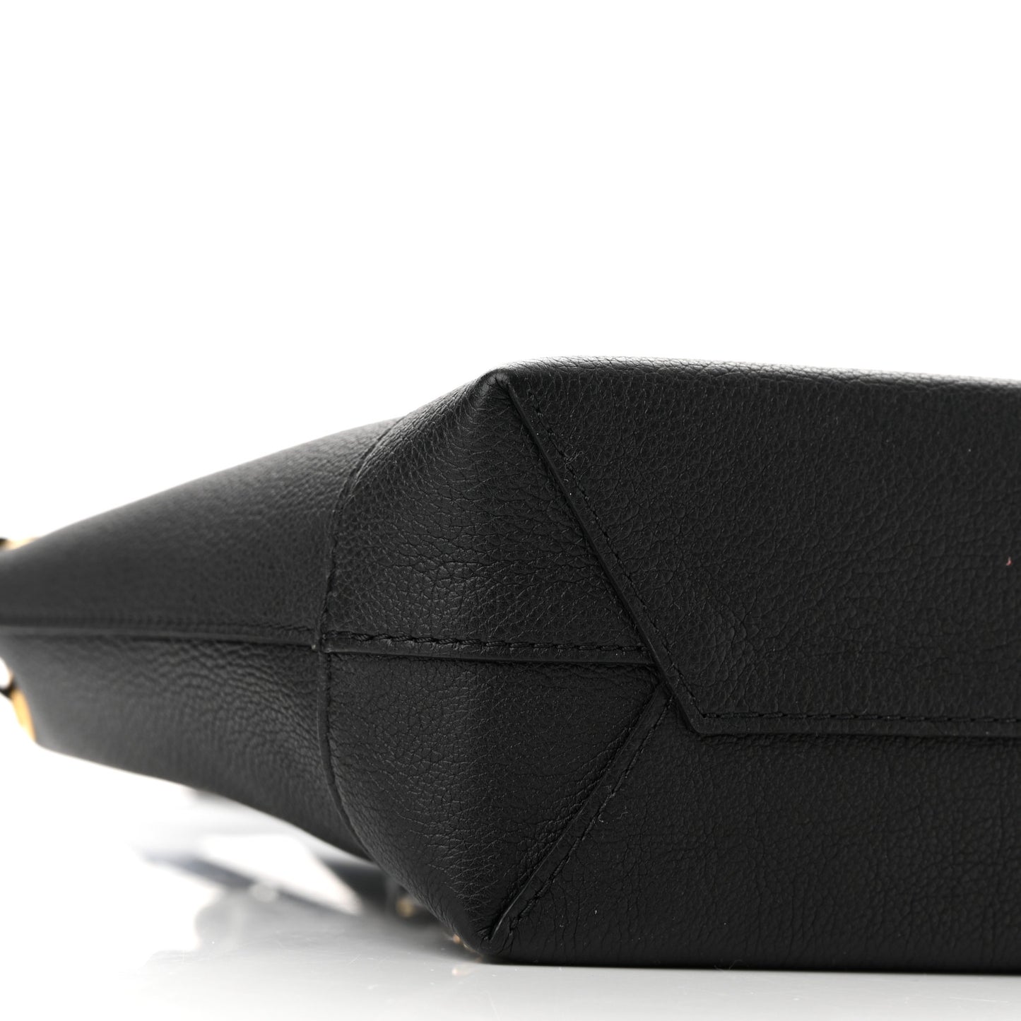 Calfskin Lockme Mini Backpack Black