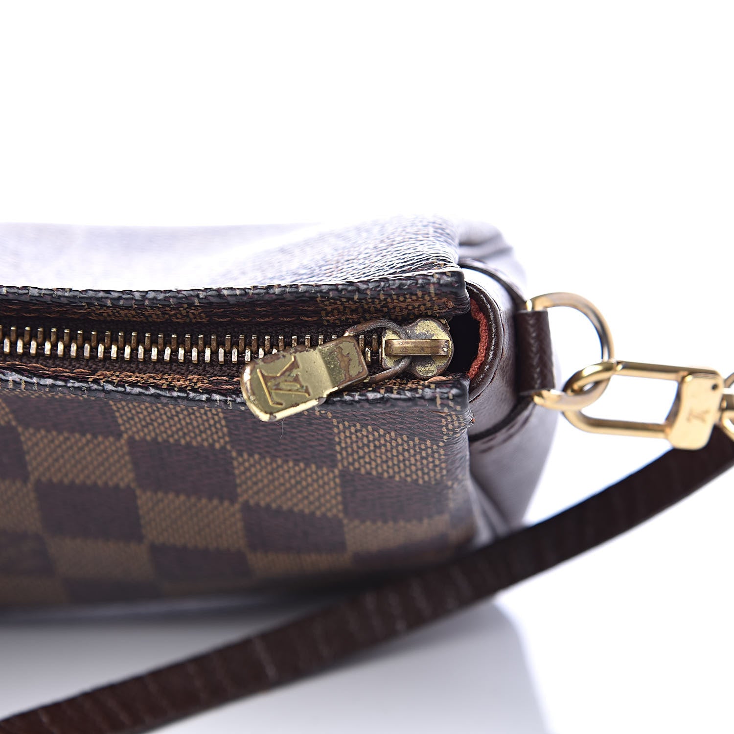 Louis Vuitton Damier Ebene Trousse Make Up Bag Pochette 12 of 13