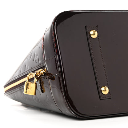 Louis Vuitton Vernis Alma GM Amarante 10 of 17