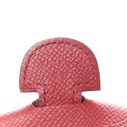 Hermes Taurillon Clemence Amazone Evelyne III PM Rouge Grenat Orange 7 of 10