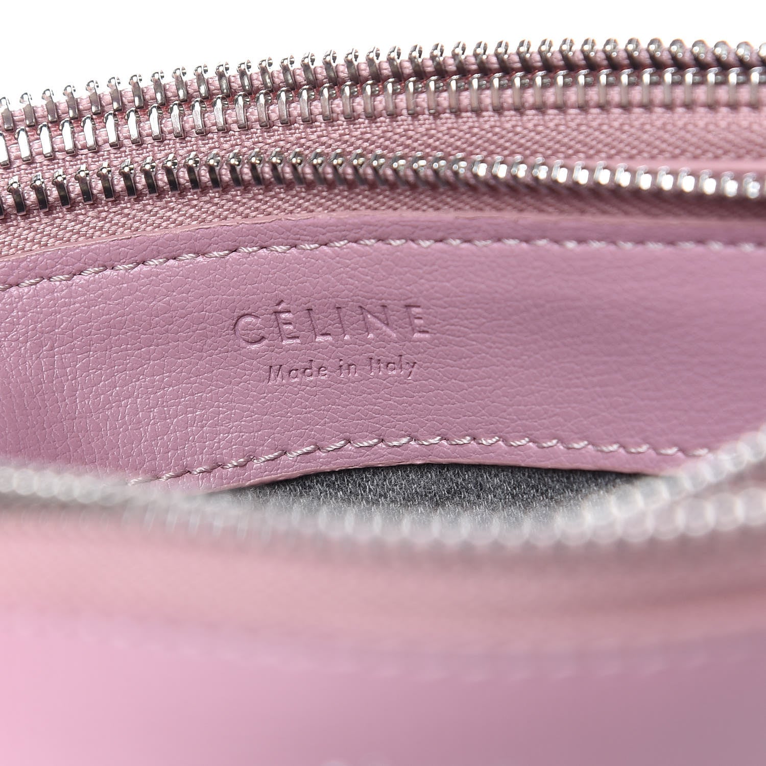 Celine Goatskin Large Trio Crossbody Bag Antique Rose 8 of 11