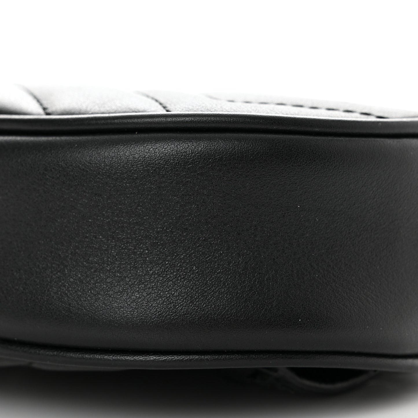 Calfskin Matelasse GG Marmont Belt Bag 95 38 Black