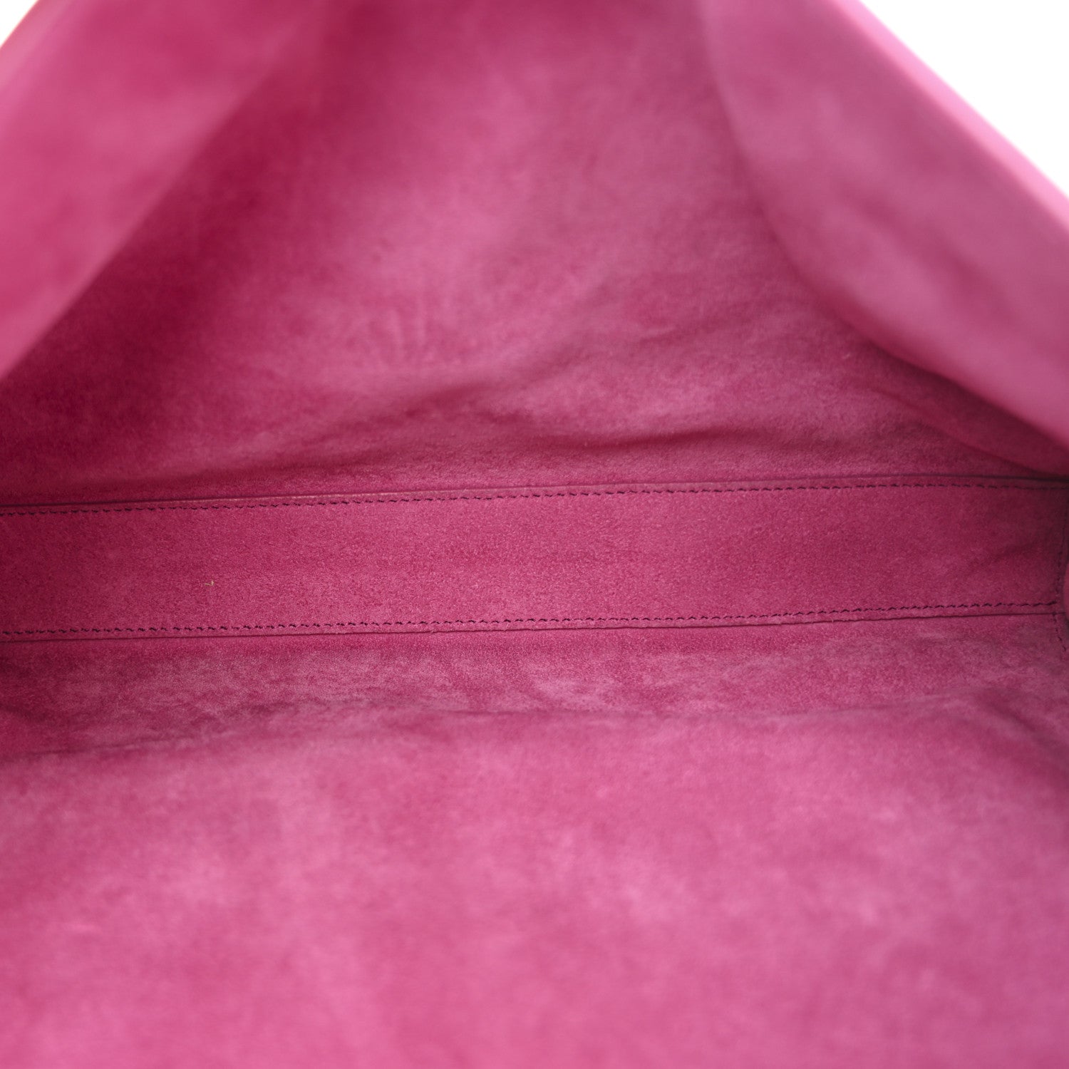 Saint Laurent Smooth Calfskin Suede Medium Reversible Monogram Kate Satchel Rose Rubis 14 of 35