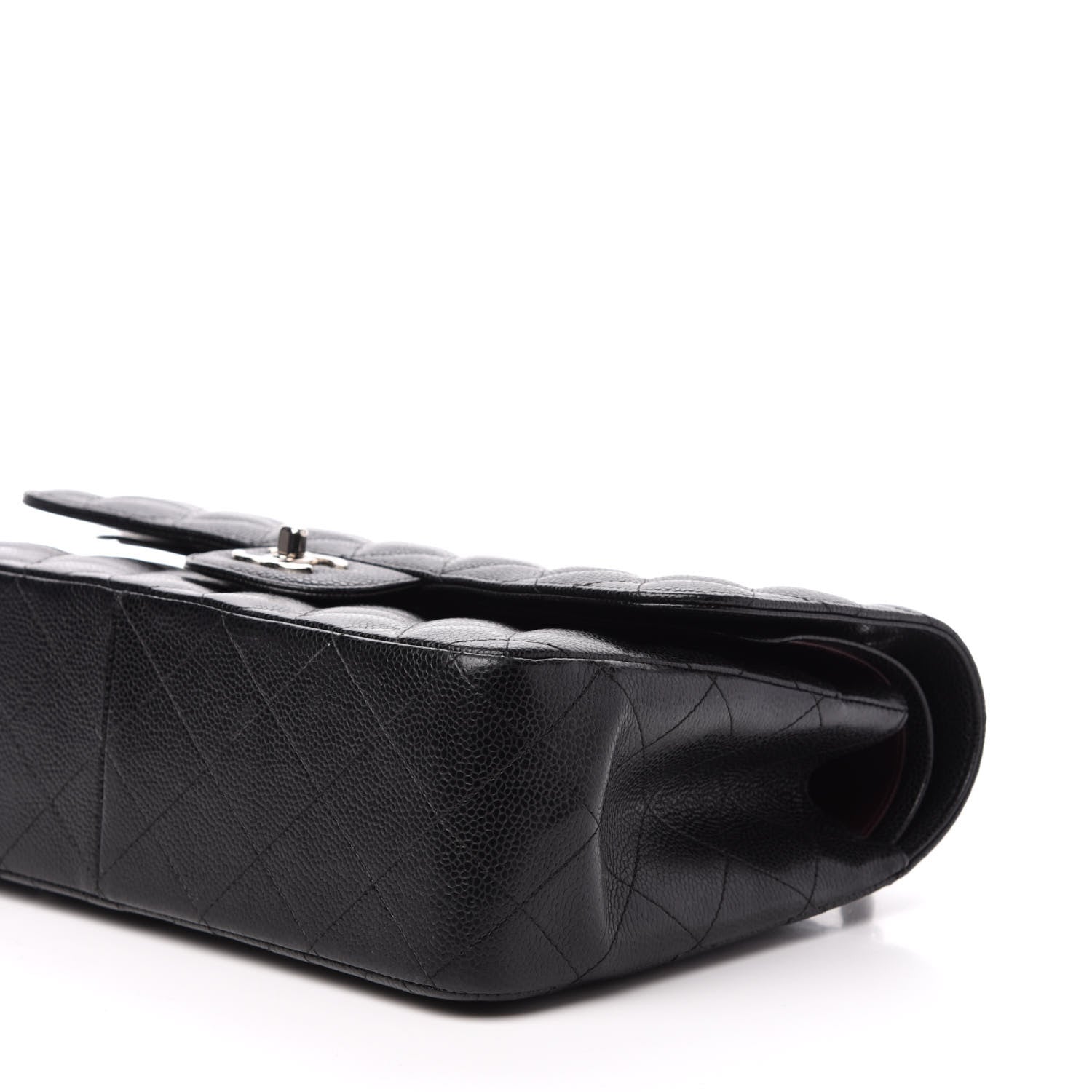 Chanel Caviar Quilted Jumbo Double Flap Black 10 of 11