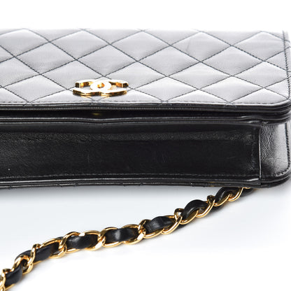 Chanel Lambskin Quilted Mini Flap Black 13 of 14