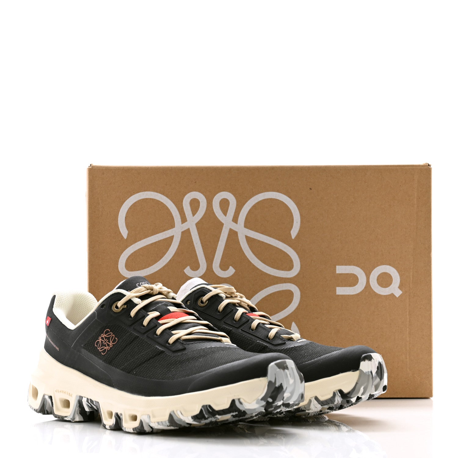 Loewe X ON Canvas Mesh Cloudventure Sneakers 38 Black 8 of 8