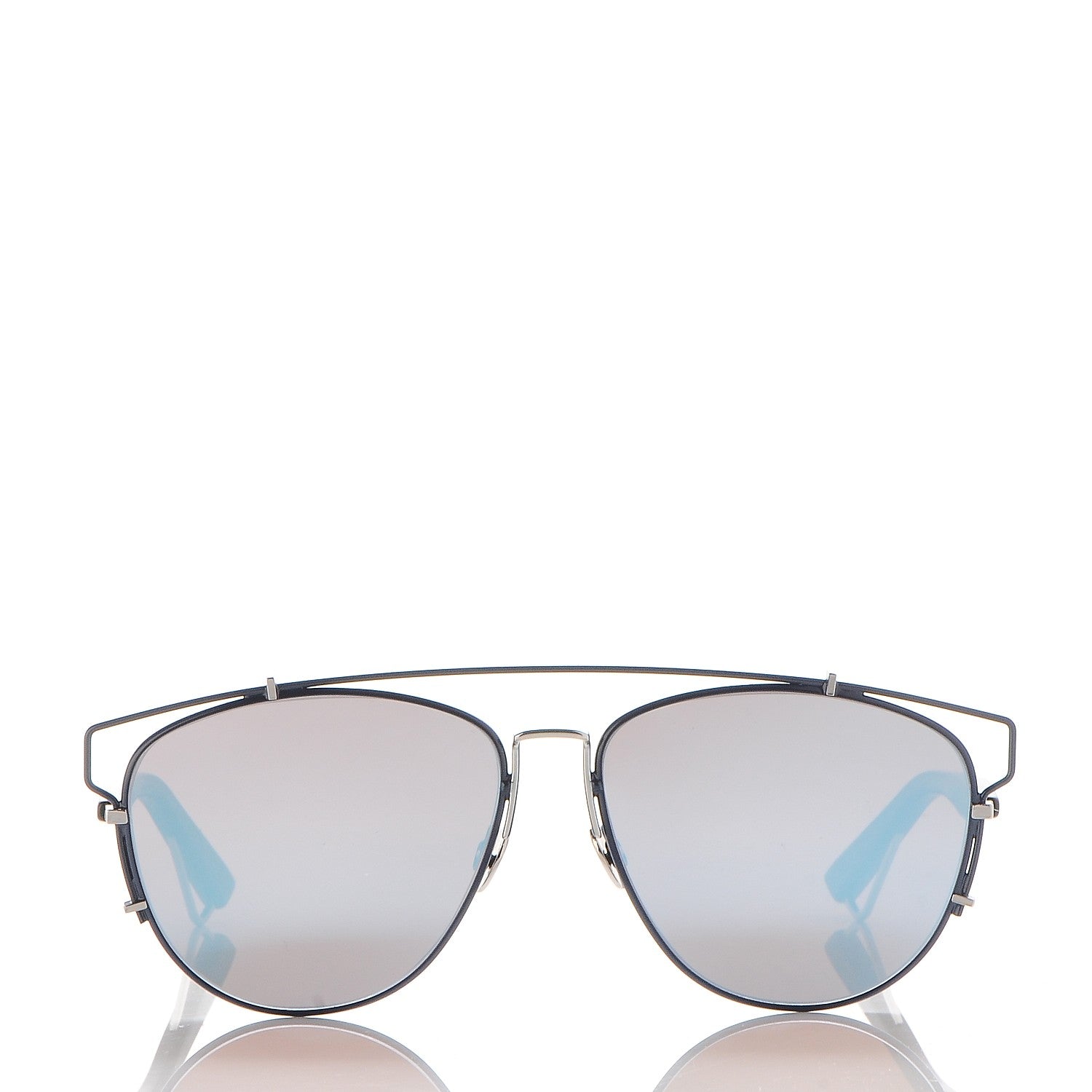 Christian Dior Technologic Sunglasses Blue Matte Black 2 of 9