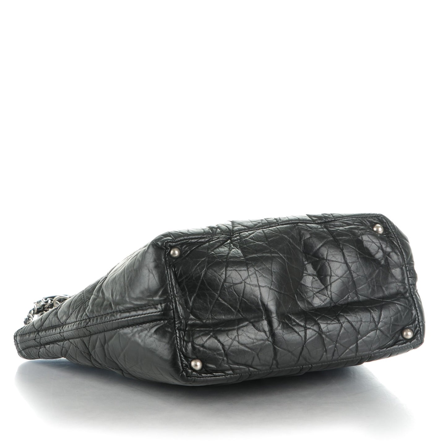 Calfskin Small Shopping In Moscow Tote Black