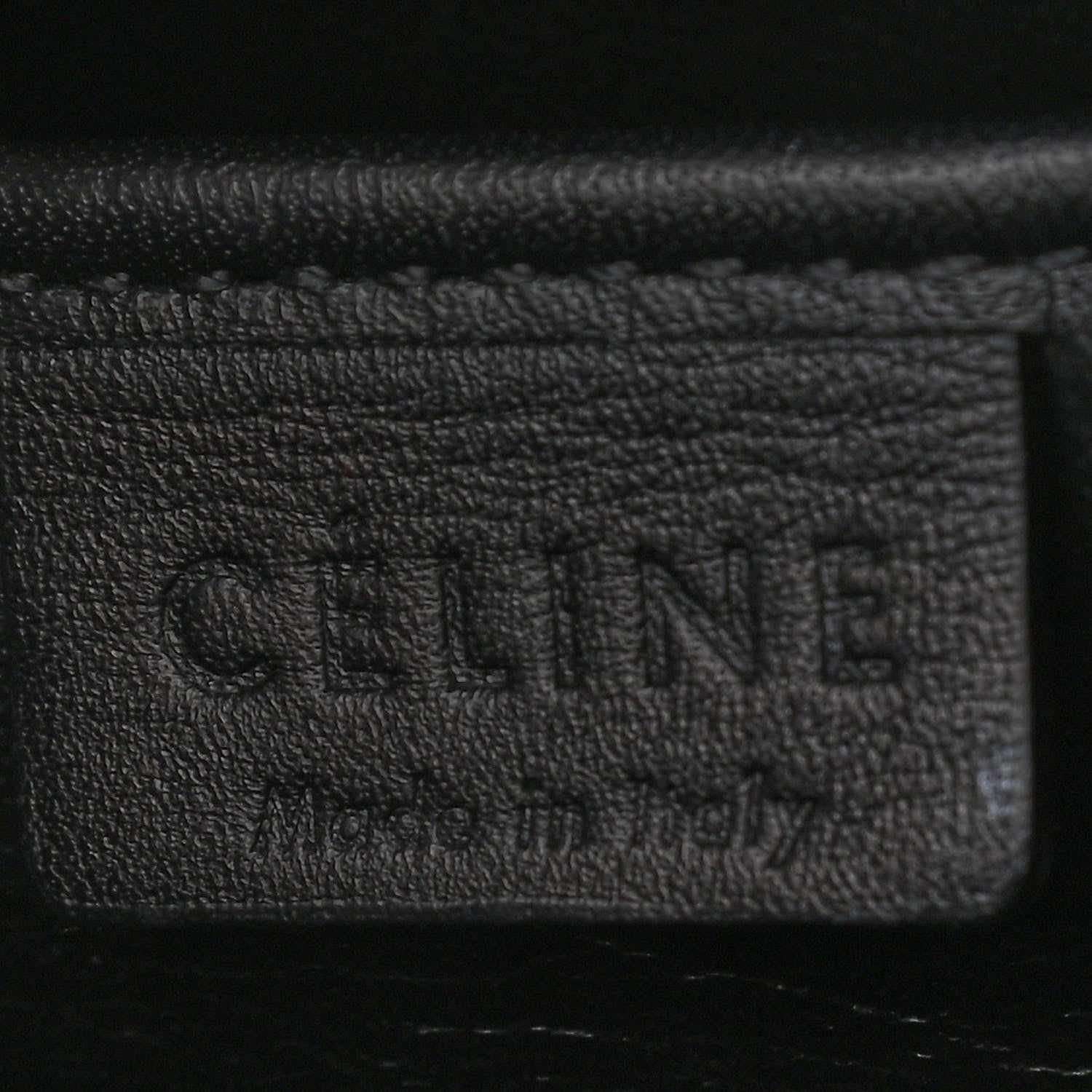 Celine Drummed Calfskin Nubuck Nano Tri-Color Luggage Ruby 6 of 15