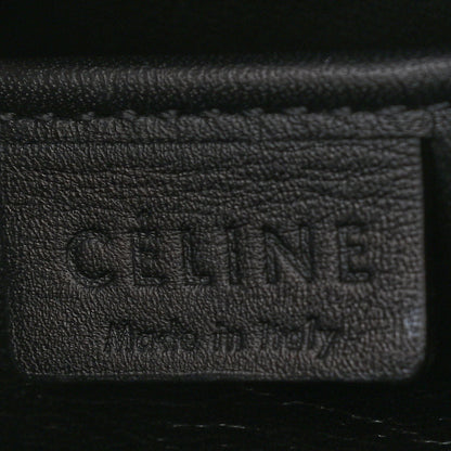 Celine Drummed Calfskin Nubuck Nano Tri-Color Luggage Ruby 6 of 15