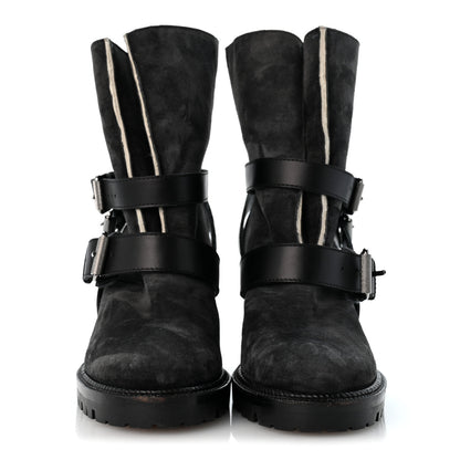 Christian Louboutin Calfskin Bouclette Viyonce 70 Boots 38 Charbon Black 3 of 8