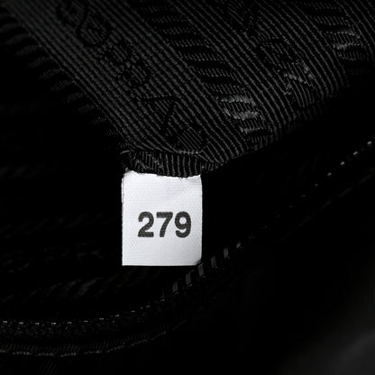 Prada Re-Nylon Saffiano Shoulder Bag Black 7 of 10