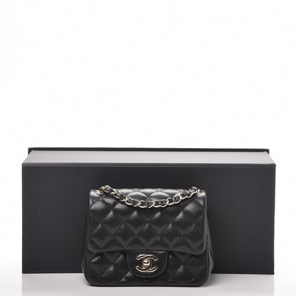 Chanel Caviar Quilted Mini Square Flap Black 7 of 7