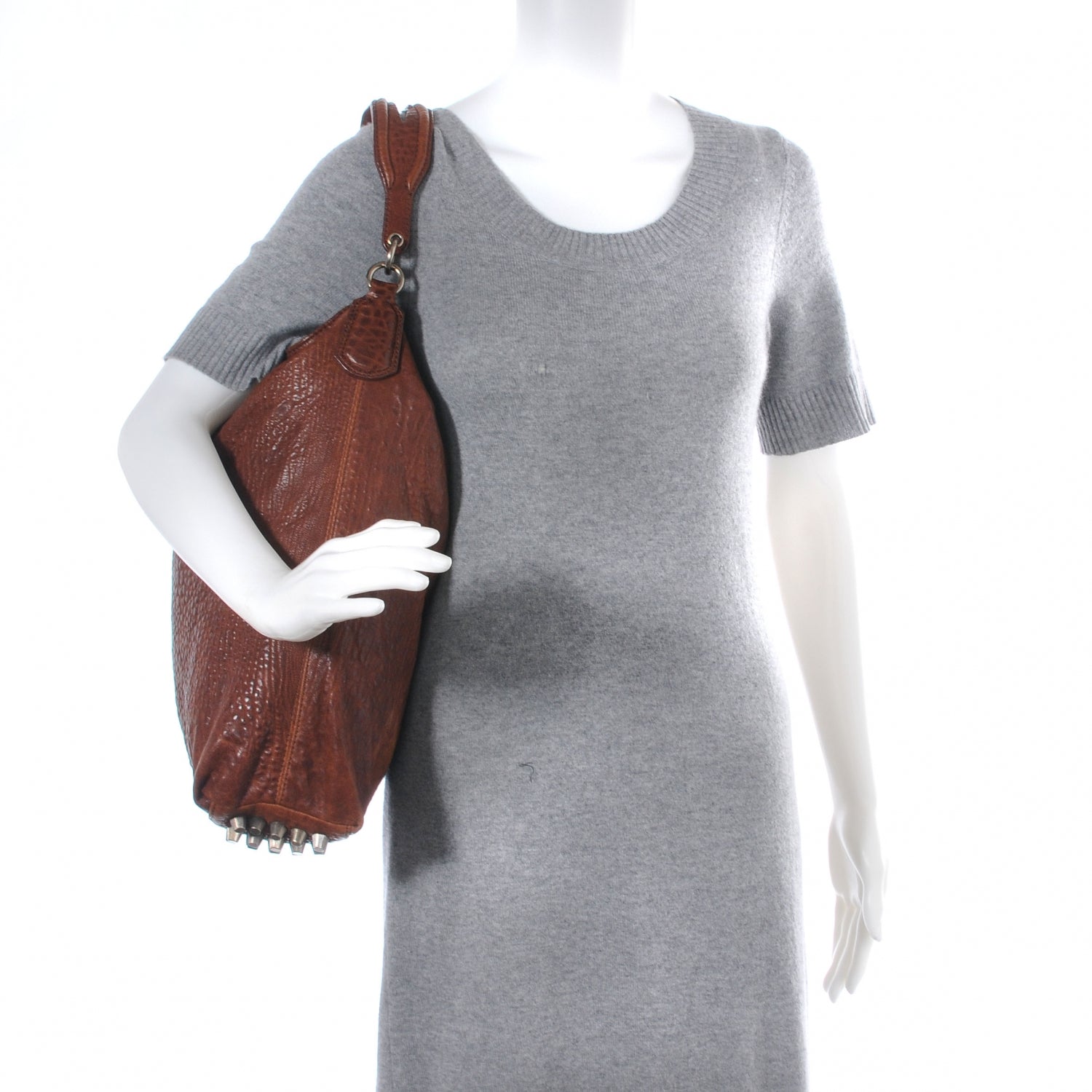 Alexander Wang Leather Darcy Hobo Brown 2 of 6