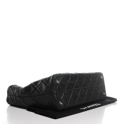 Chanel Calfskin Quilted Large In the Business Tote Black 4 of 8