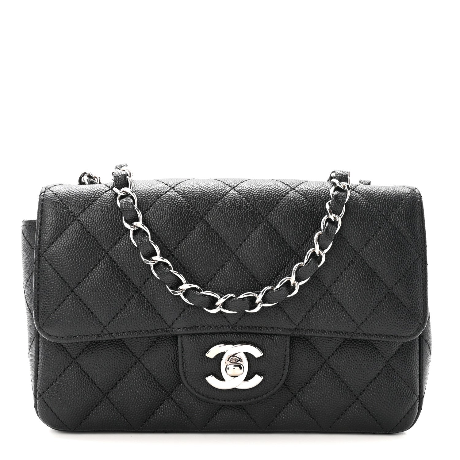 Chanel Caviar Quilted Mini Rectangular Flap Black 1 of 10