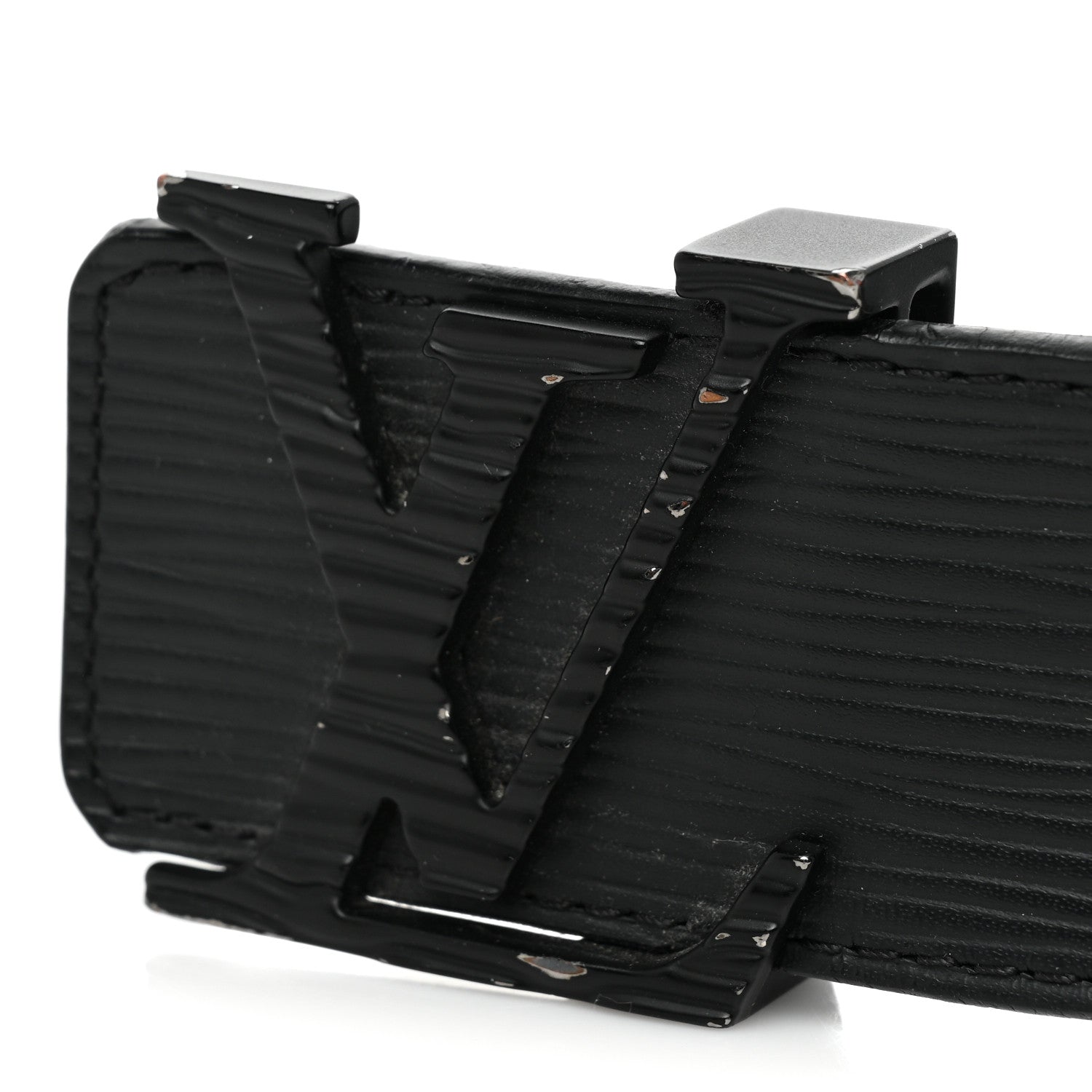 Louis Vuitton Epi LV Initiales Belt 95 38 Black 4 of 8