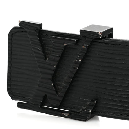 Louis Vuitton Epi LV Initiales Belt 95 38 Black 4 of 8