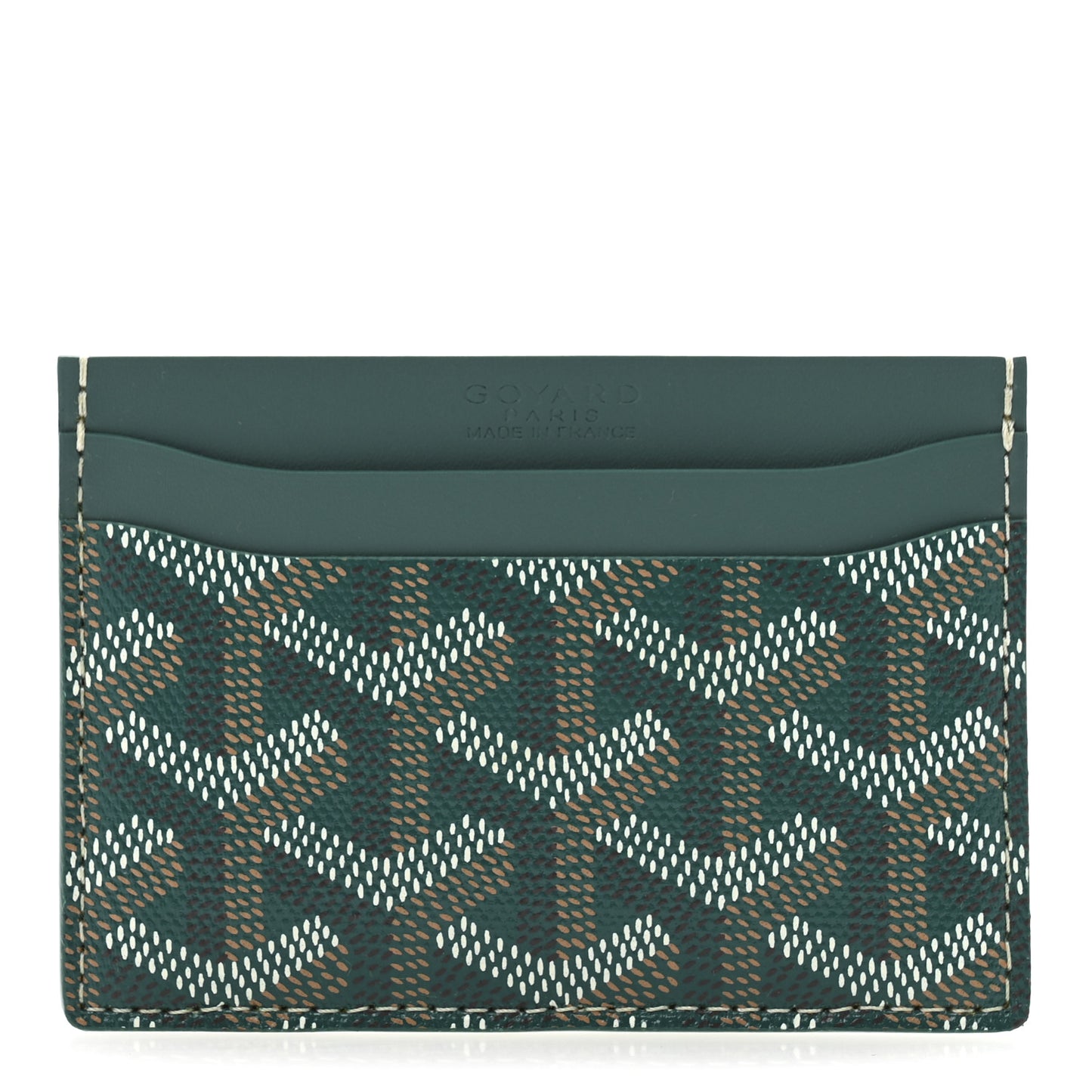 Goyardine Saint Sulpice Card Holder Green