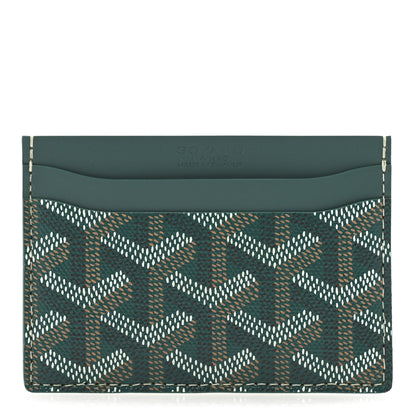 Goyard Goyardine Saint Sulpice Card Holder Green 1 of 8