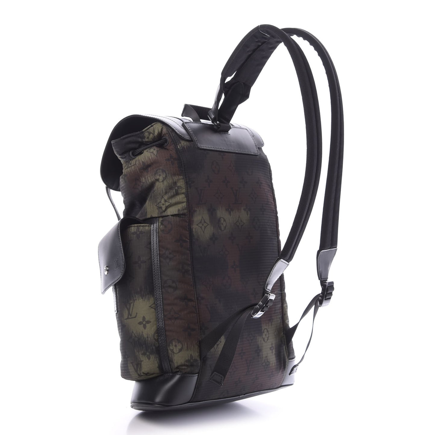 Nylon Monogram Camouflage Christopher PM Backpack