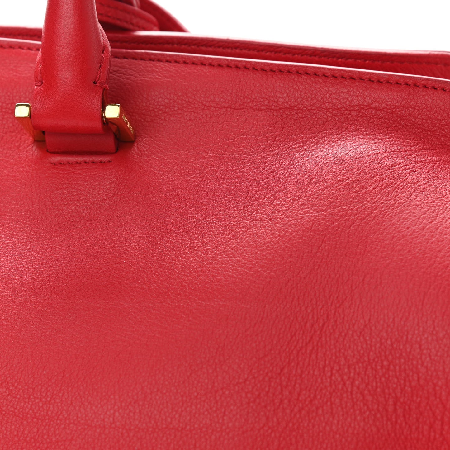 Calfskin Medium Classic Y Cabas Red