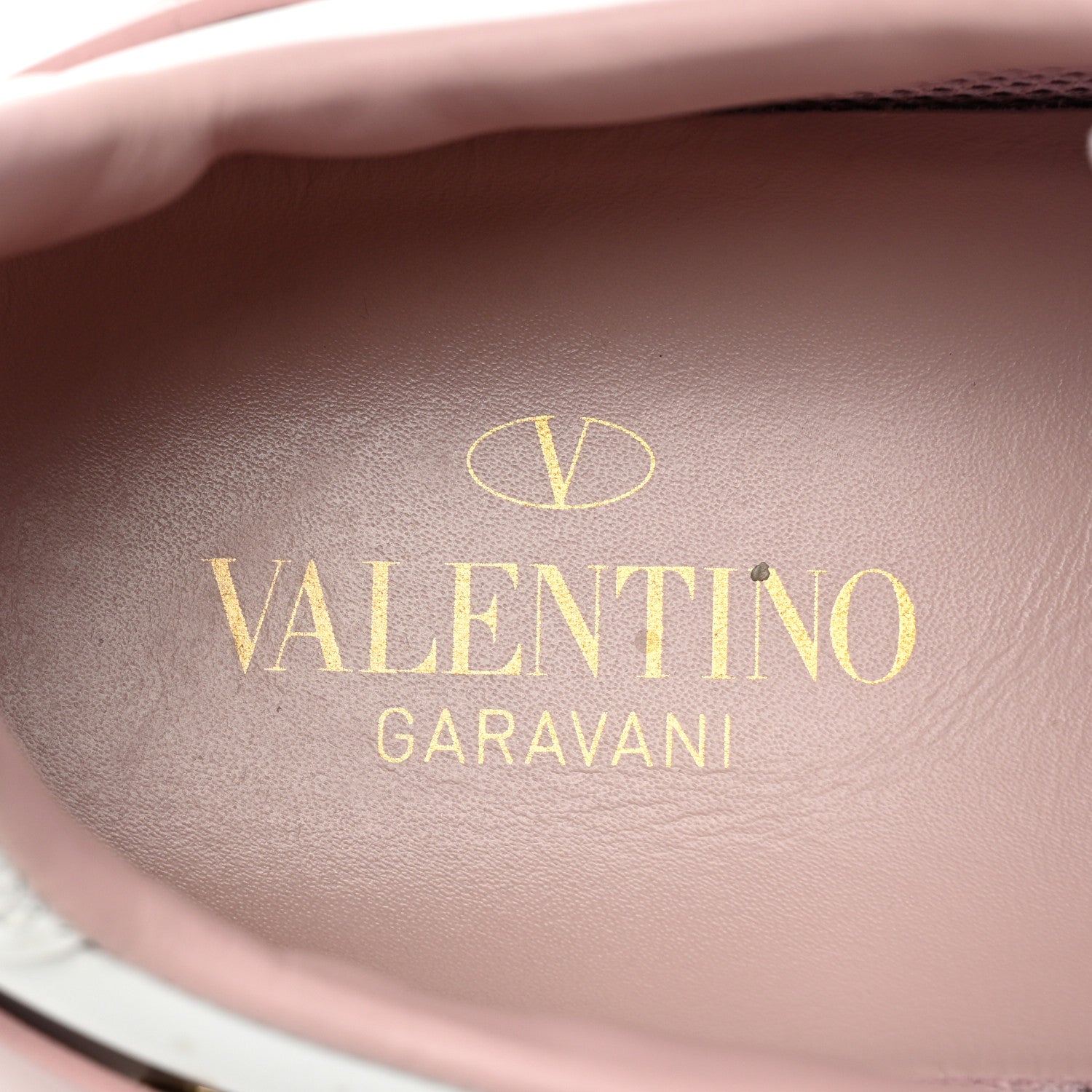 Valentino Garavani Calfskin Womens Backnet Sneakers 38 White Pink 9 of 12