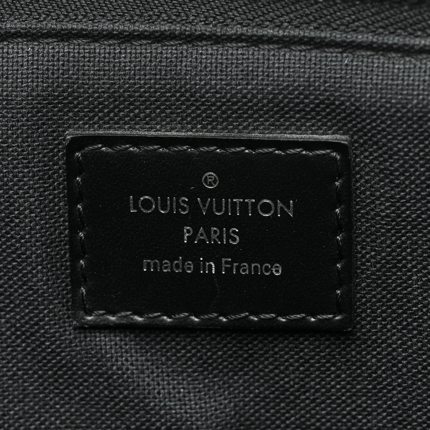 Damier Graphite Porte-Documents Jour