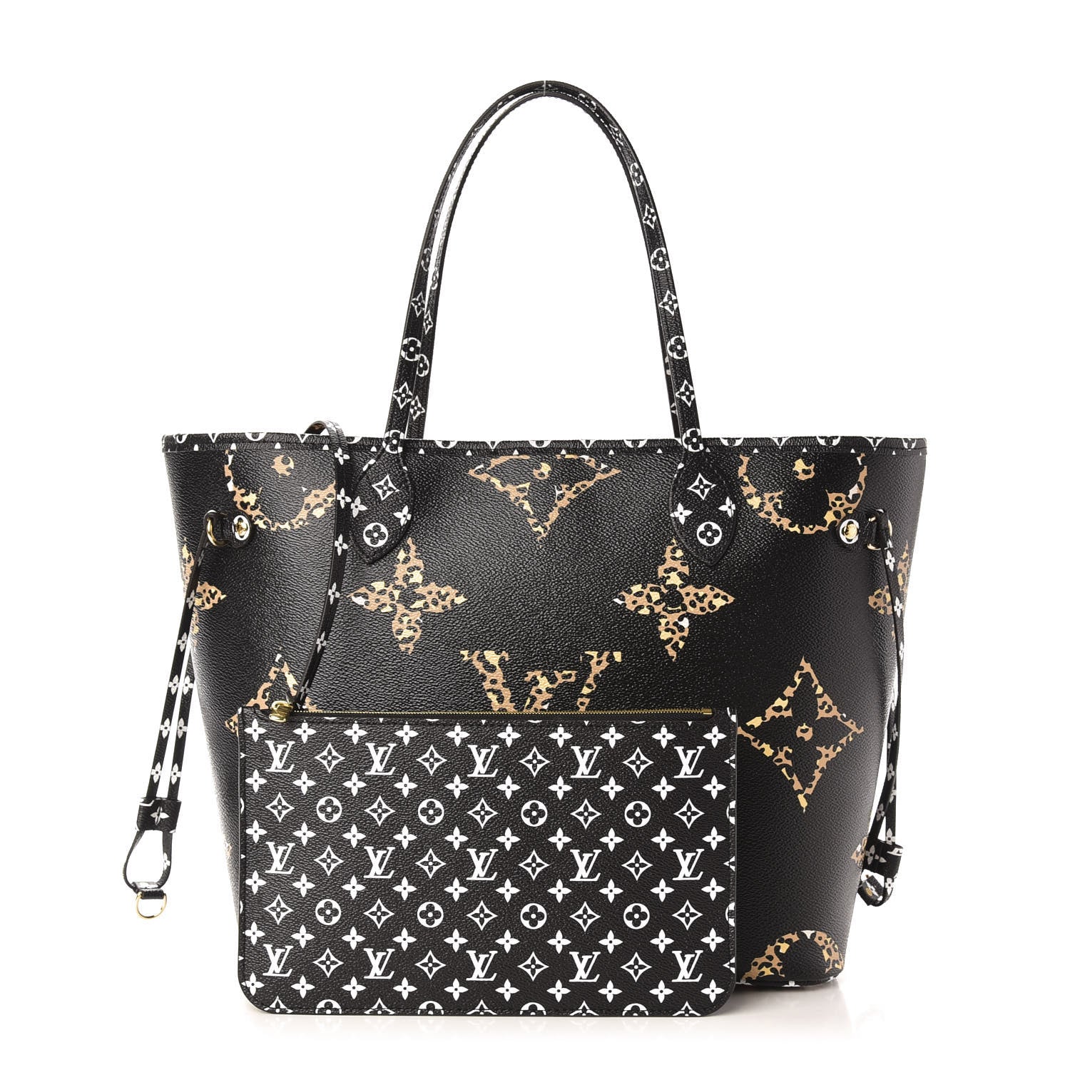 Louis Vuitton Monogram Giant Jungle Neverfull MM Black 1 of 13