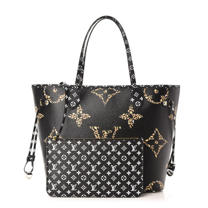 Louis Vuitton Monogram Giant Jungle Neverfull MM Black 1 of 13