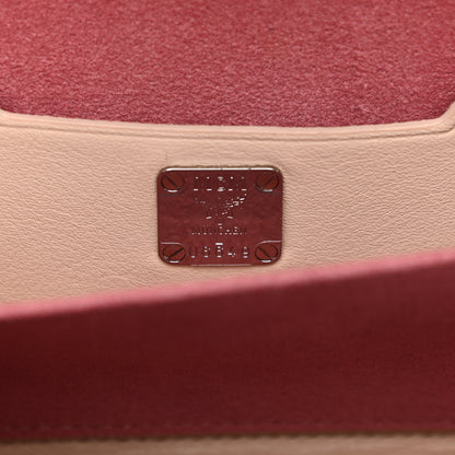 MCM Lambskin Star Eyed Bunny Small Berlin Crossbody Natural 6 of 11