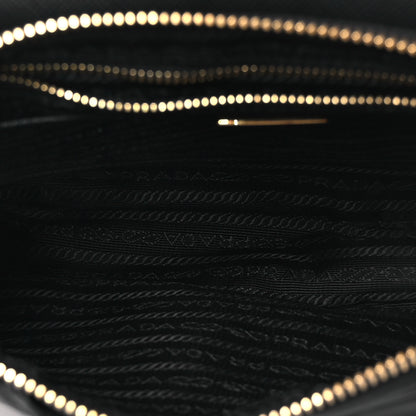 Prada Tessuto Nylon Saffiano Crossbody Bag Black 8 of 25